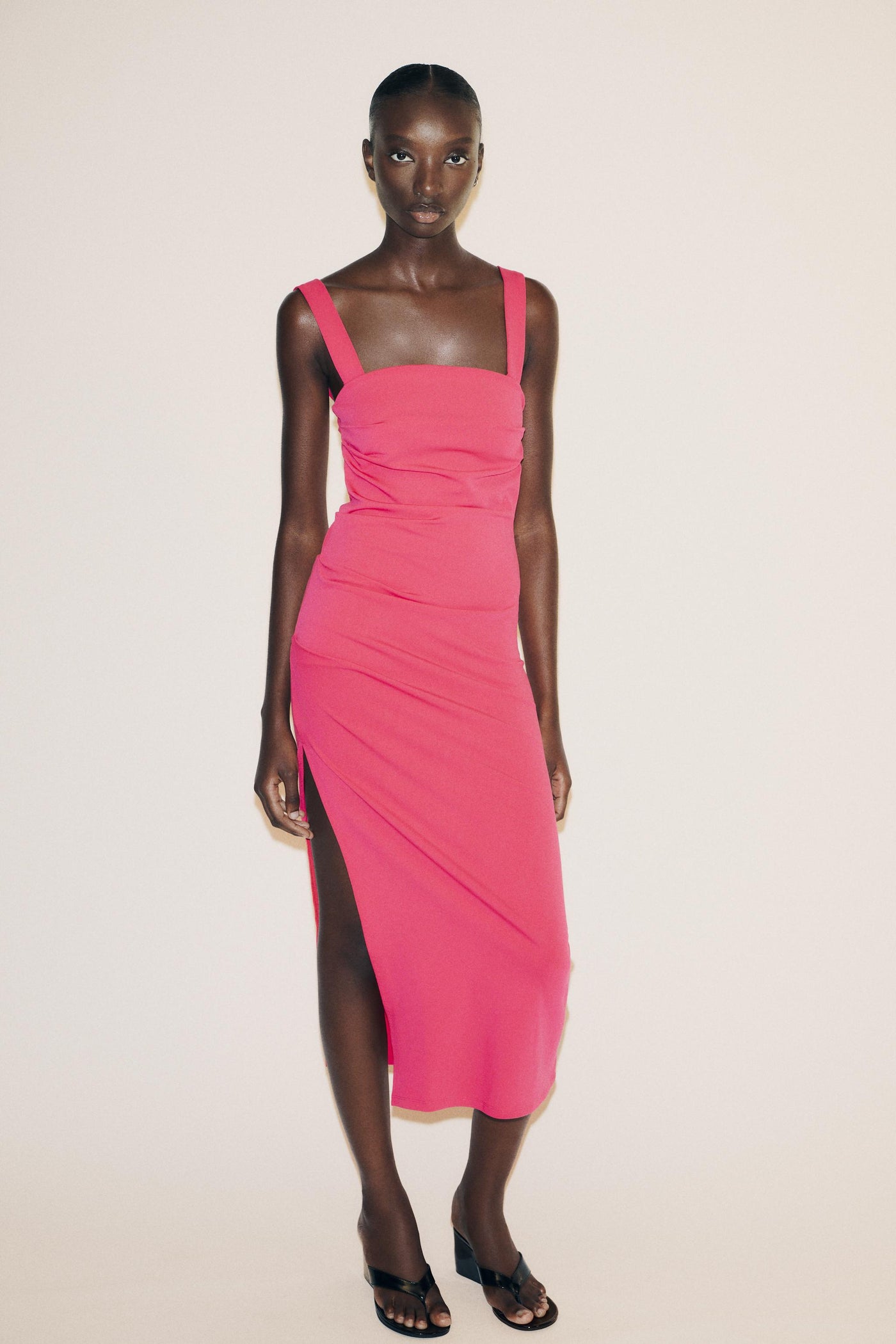 Lana™ | Ruched Midi Dress