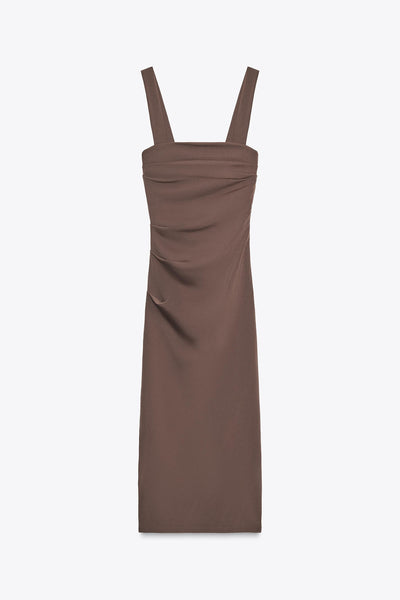 Lana™ | Ruched Midi Dress