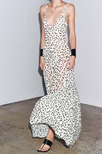 Elsie™ | Sheer Polka Dot Dress