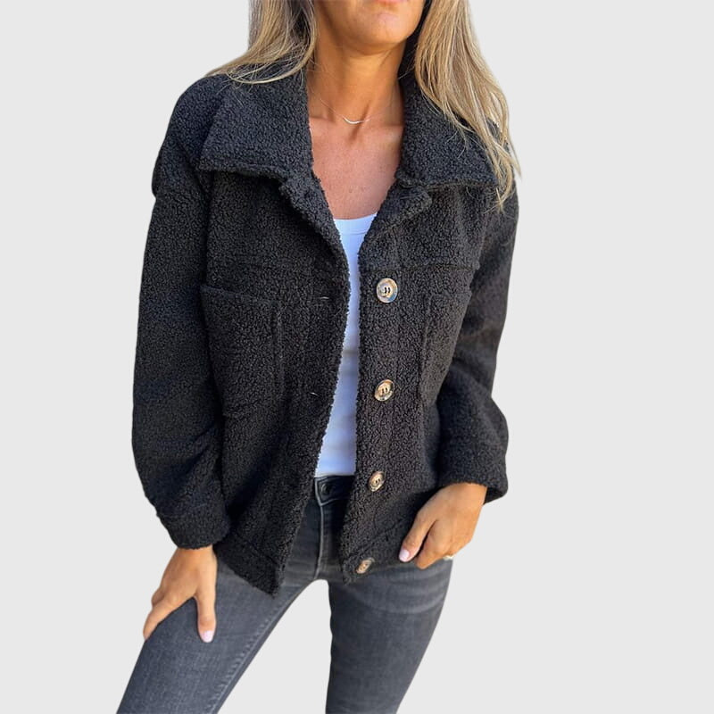 Aria | Cozy-Chic Jacke mit Knöpfen
