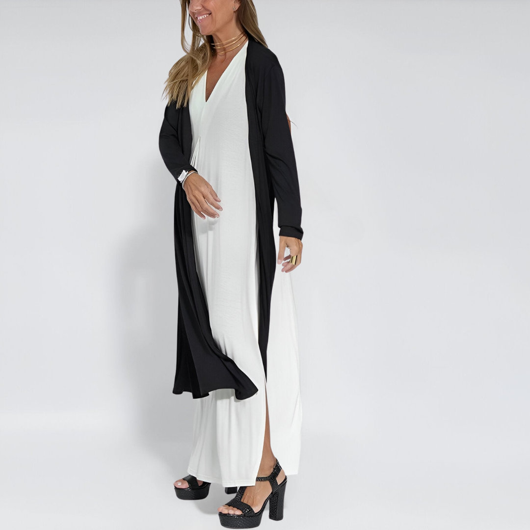 Sanne™ | Elegantes Sommerkleid + Gratis Strickjacke