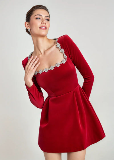 Nova™ | Samt-Minikleid
