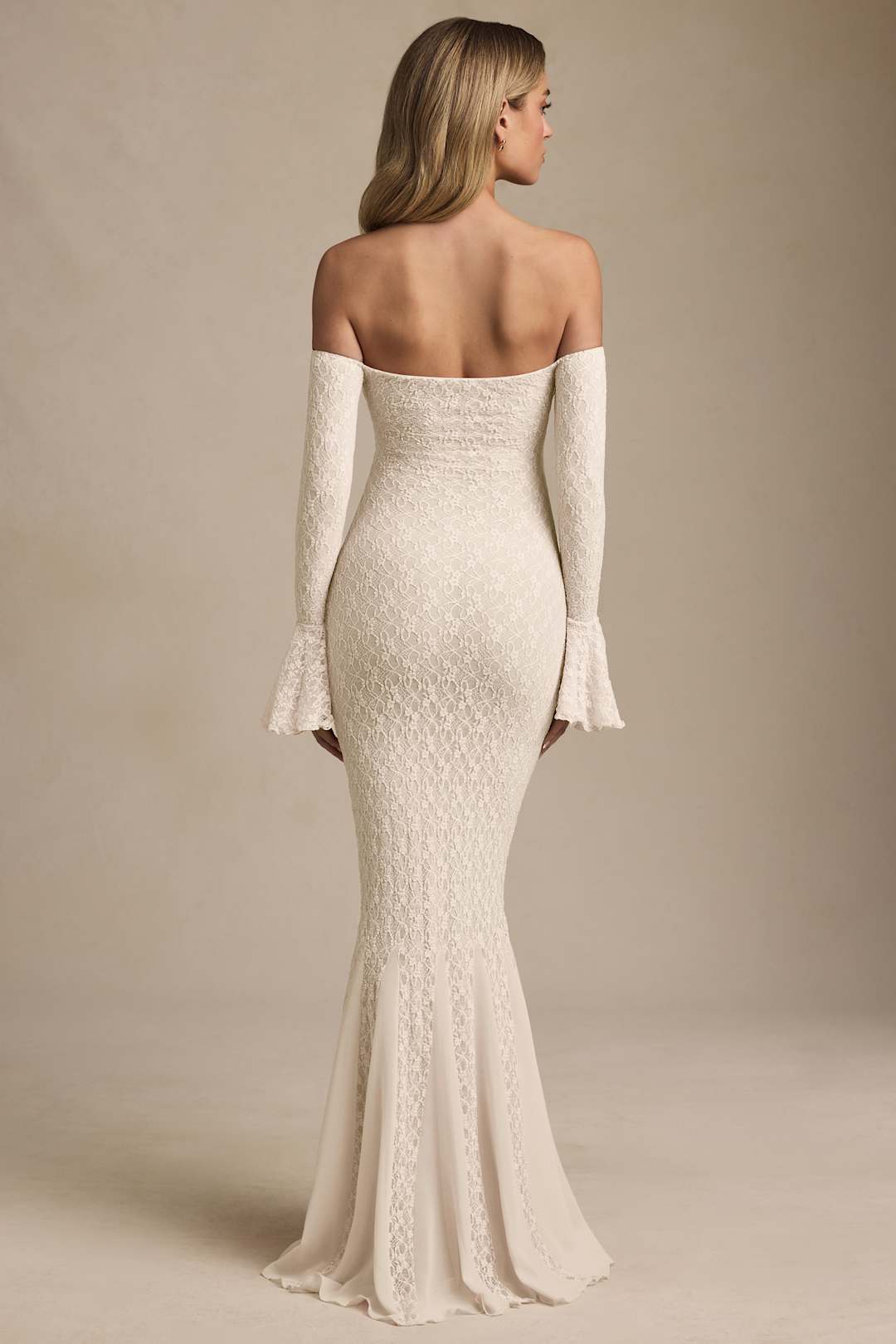 Celeste™ | Off-Shoulder Lace Maxi Dress