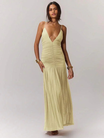 Leonie™ | Ruched Waist Holiday Dress