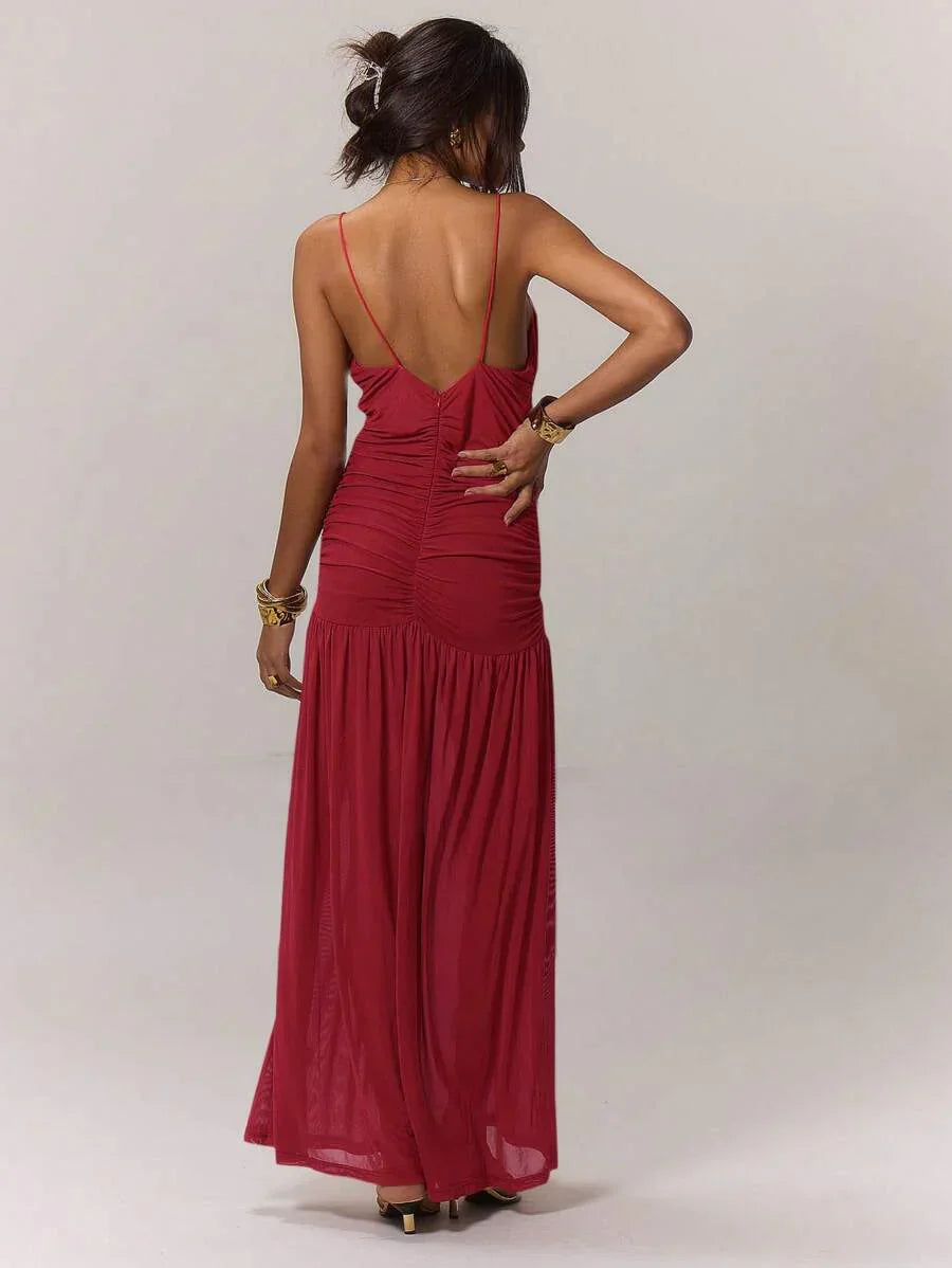 Leonie™ | Ruched Waist Holiday Dress