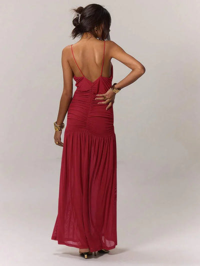 Leonie™ | Ruched Waist Holiday Dress