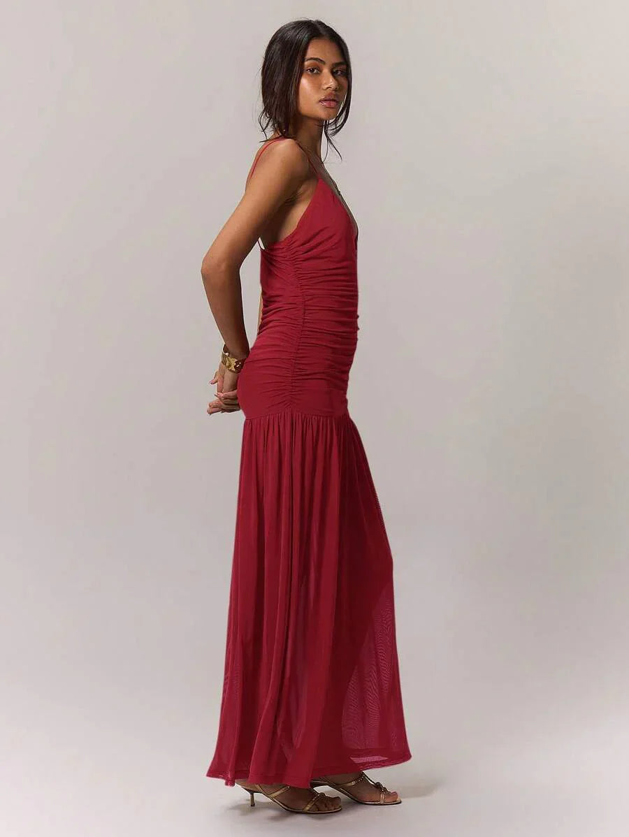 Leonie™ | Ruched Waist Holiday Dress