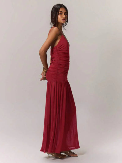Leonie™ | Ruched Waist Holiday Dress
