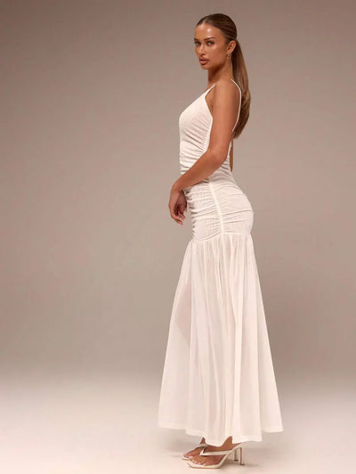 Leonie™ | Ruched Waist Holiday Dress