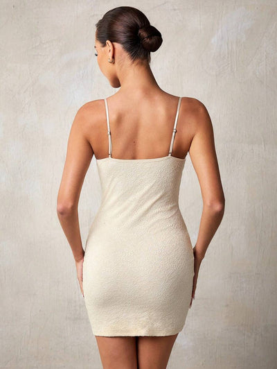 Celina™ | Sheer Lace Bodycon Mini Dress