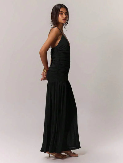 Leonie™ | Ruched Waist Holiday Dress