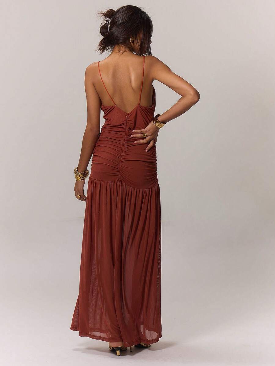 Leonie™ | Ruched Waist Holiday Dress