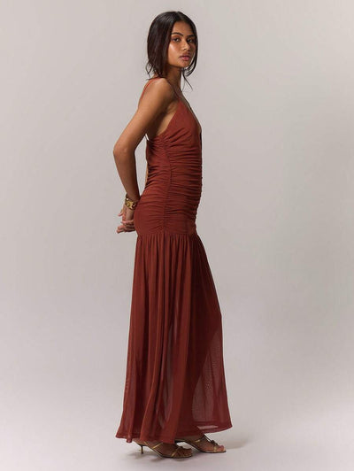 Leonie™ | Ruched Waist Holiday Dress