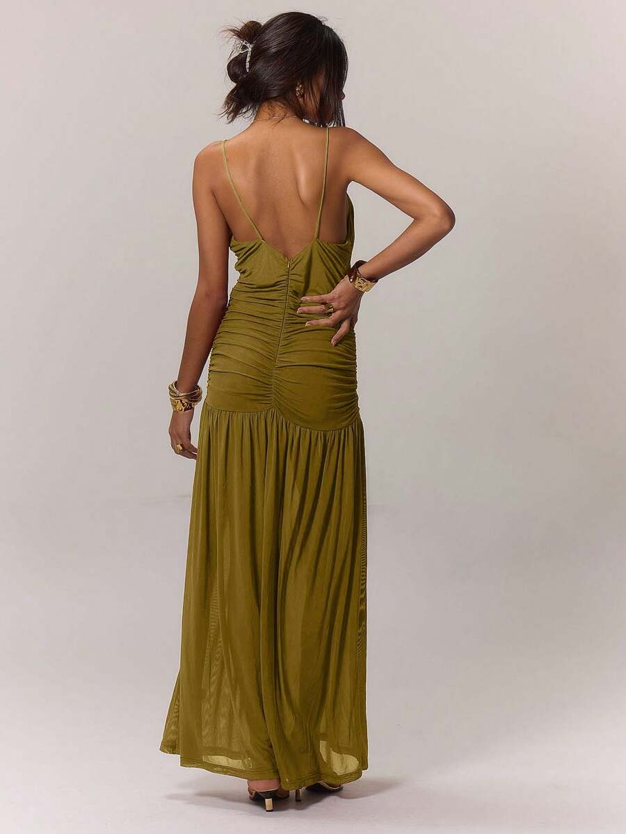 Leonie™ | Ruched Waist Holiday Dress