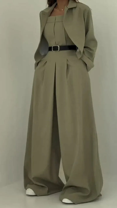 Aritzia | Damen Bustier-Set + Jacke – Elegant & Trendy