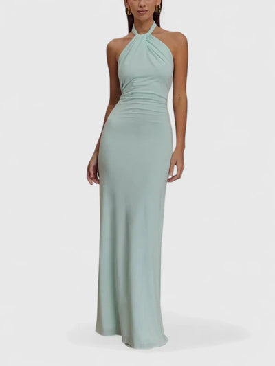 Anzhelia | Satin Luxe Maxikleid