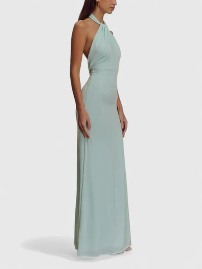 Anzhelia | Satin Luxe Maxikleid