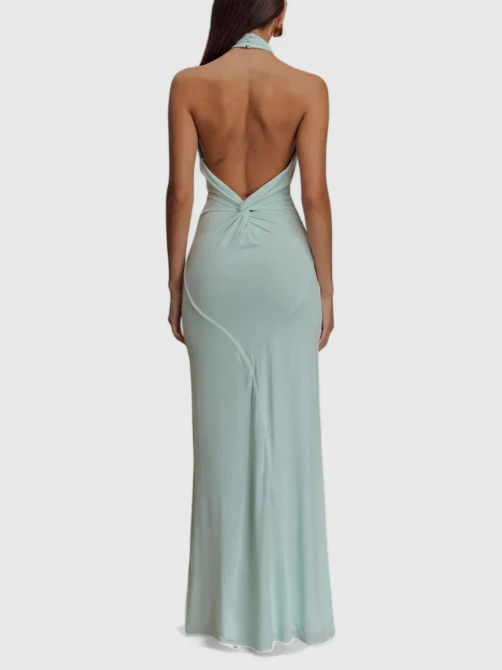 Anzhelia | Satin Luxe Maxikleid