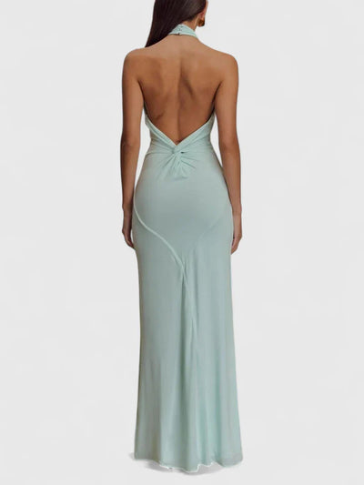 Anzhelia | Satin Luxe Maxikleid