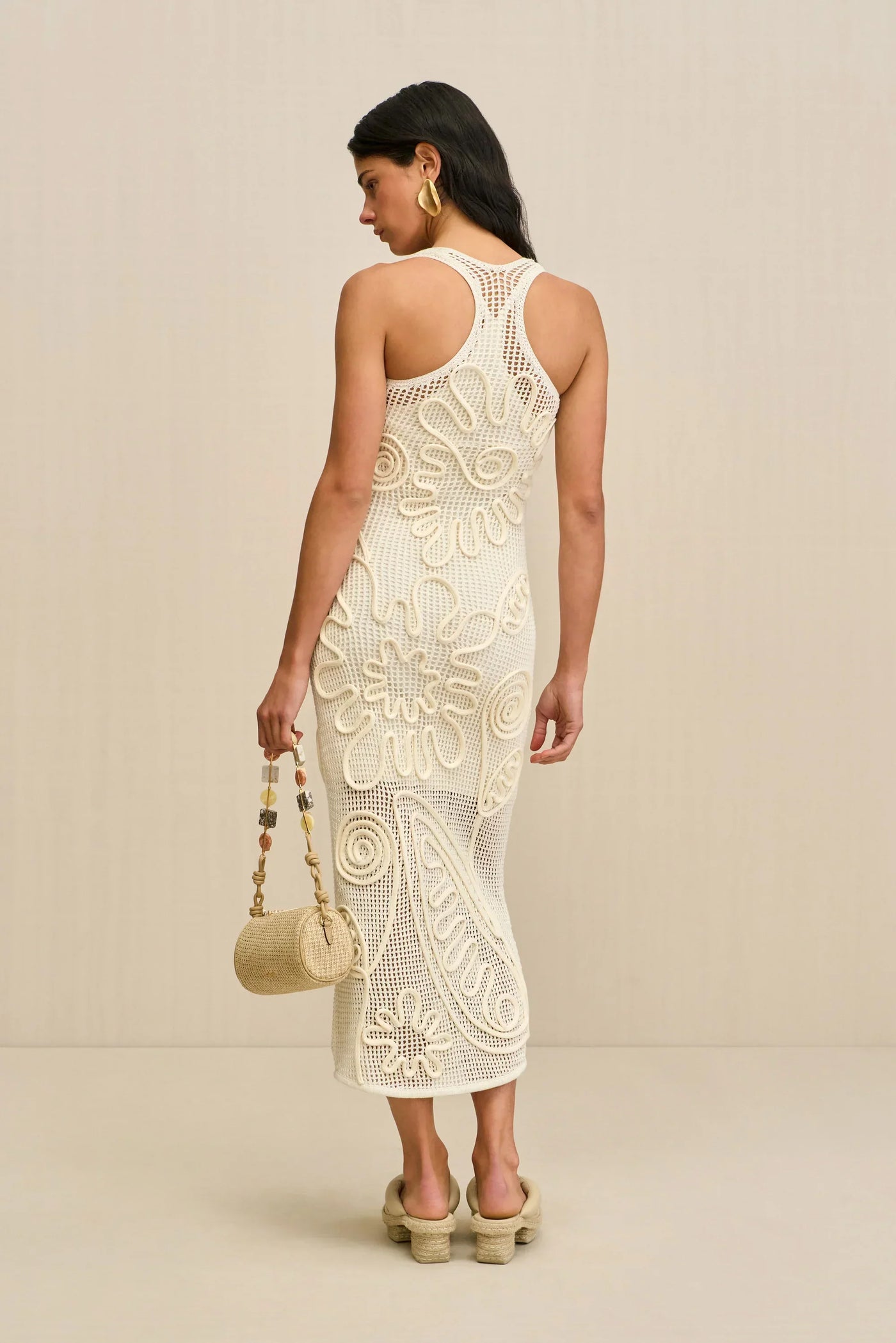 Lara™ | Crochet Bloom Maxi Dress