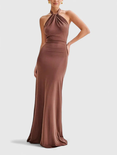 Anzhelia | Satin Luxe Maxikleid