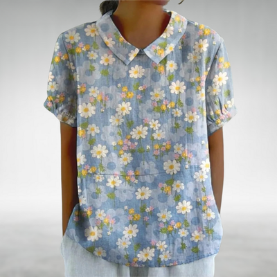 Danaya™ – Vintage-Bluse mit Blumenmuster