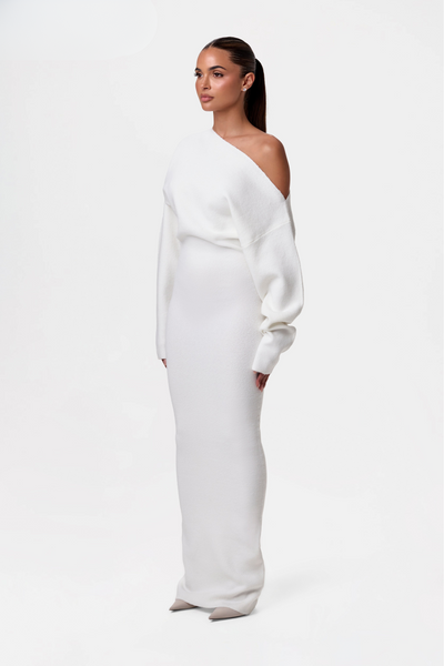 Sienna™ | Off-Shoulder Knit Dress