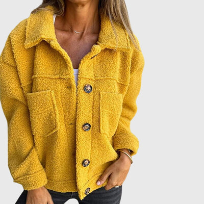 Aria | Cozy-Chic Jacke mit Knöpfen