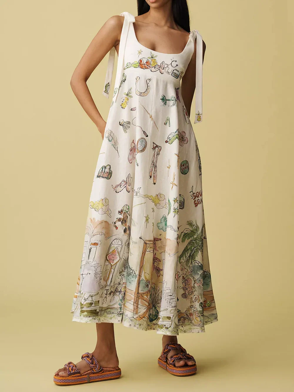 Tilly™ | Whimsical Sketch Dress