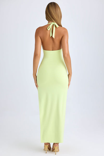 Jasira™ | High Split Halter Maxi Dress