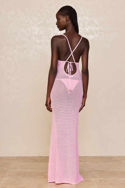 Lola™ | Sheer Coastline Crochet Dress