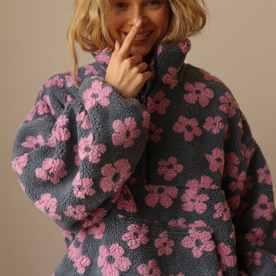 Suzan | Feiner Pullover mit floralem Muster