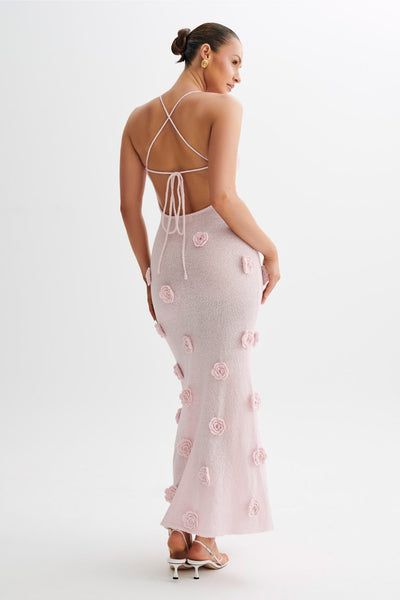 Lydia™ | Floral Knit Maxi Dress