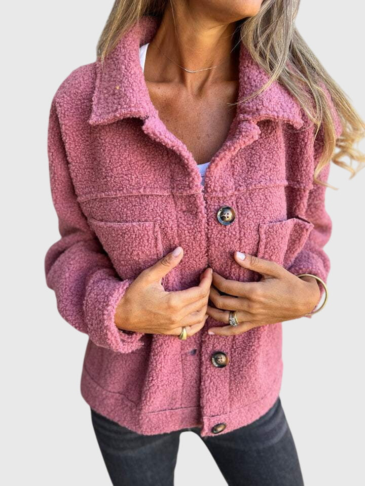 Aria | Cozy-Chic Jacke mit Knöpfen