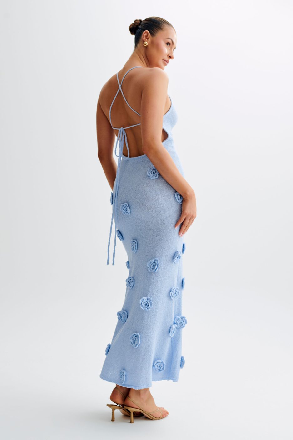 Lydia™ | Floral Knit Maxi Dress