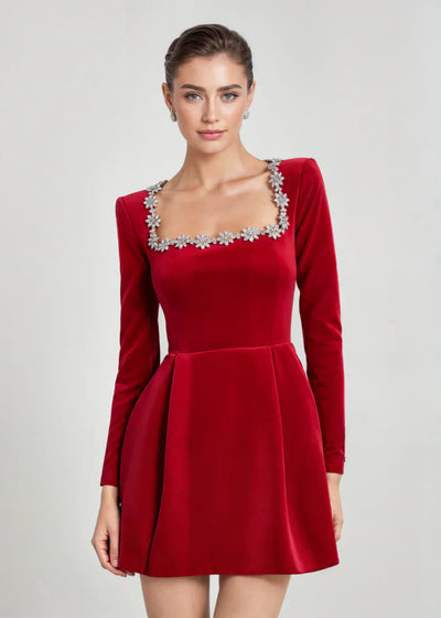 Nova™ | Samt-Minikleid