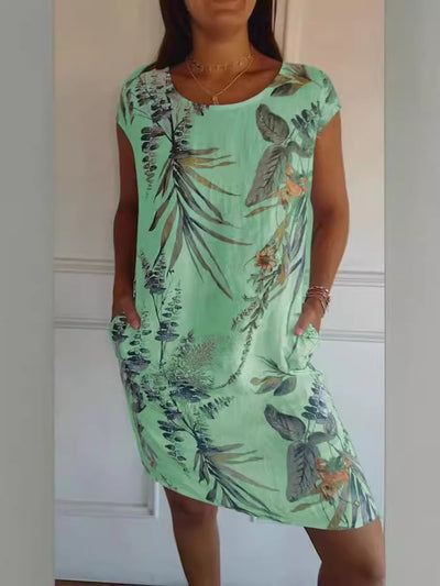 Elara | Luftiges Botanisches Kleid