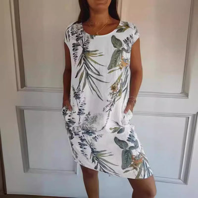 Elara | Luftiges Botanisches Kleid