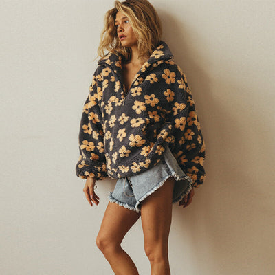 Suzan | Feiner Pullover mit floralem Muster