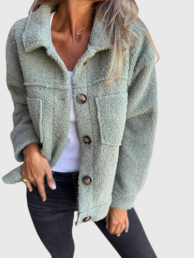 Aria | Cozy-Chic Jacke mit Knöpfen