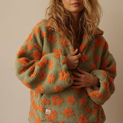 Suzan | Feiner Pullover mit floralem Muster