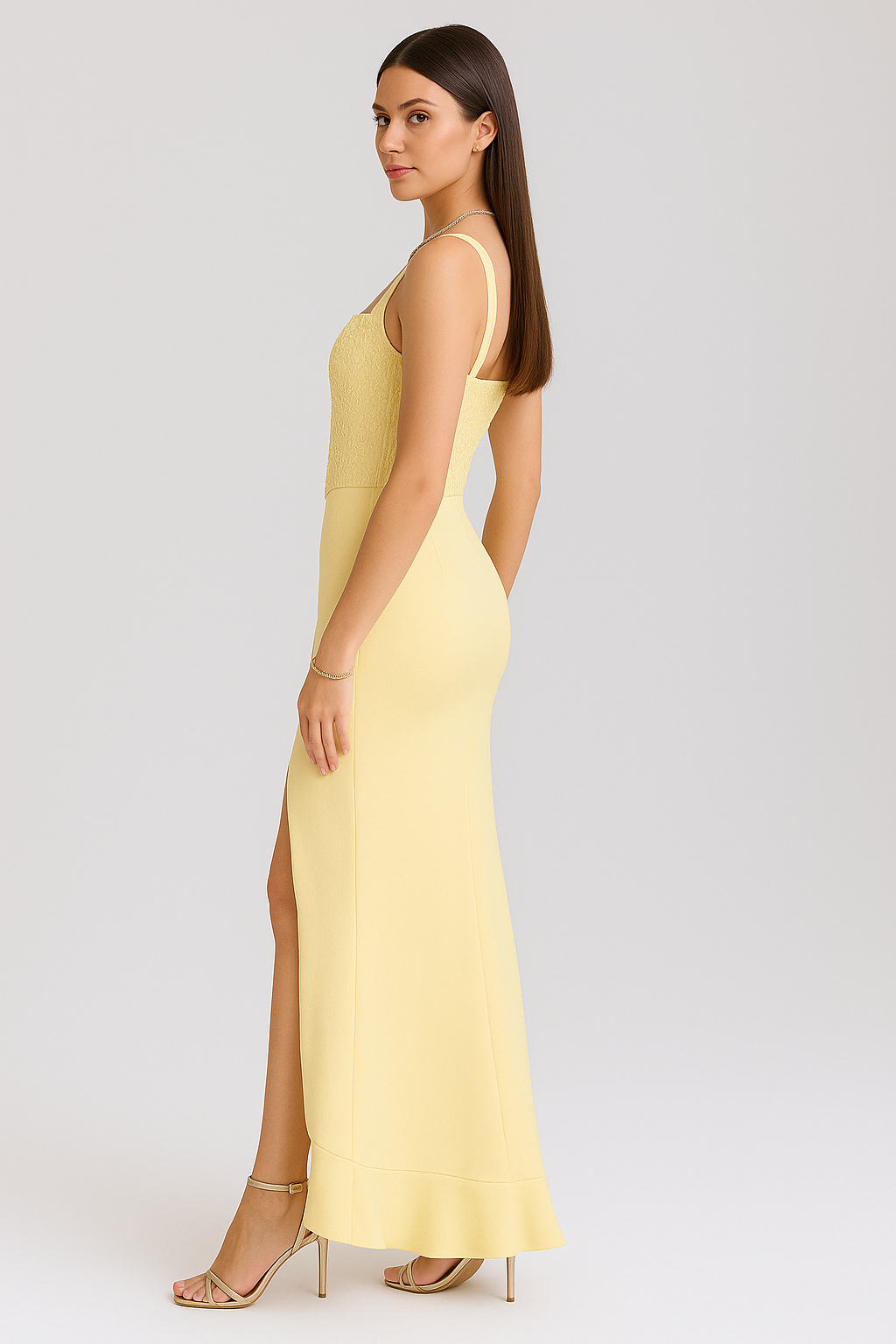 Bella™ | Ruffled Sequin Corset Dress