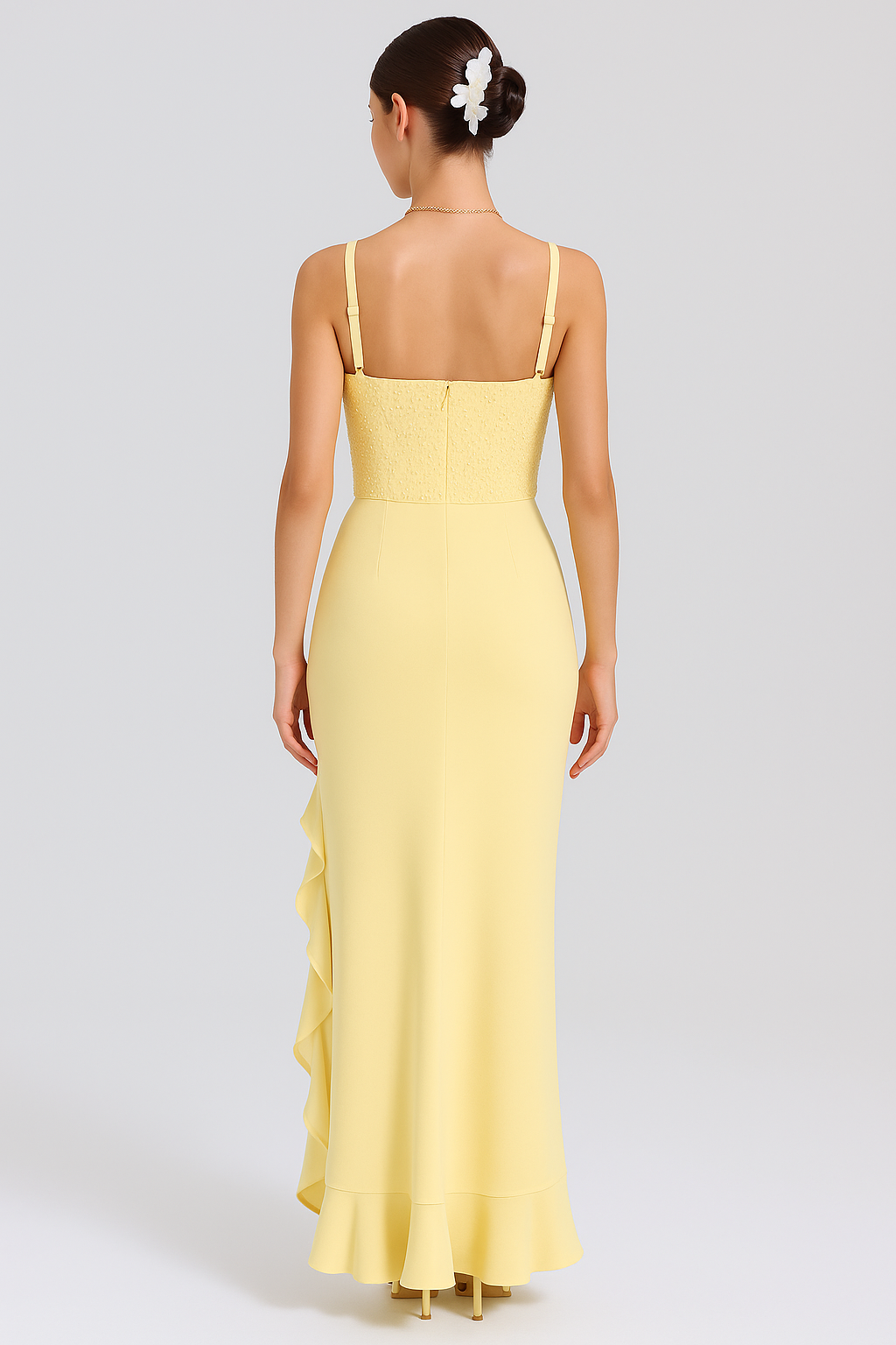 Bella™ | Ruffled Sequin Corset Dress