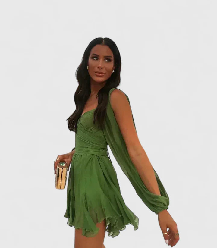 Graceful Charm | Elegantes Fließkleid