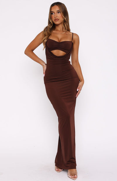 Liana™ | Sleek Cut-Out Maxi Dress