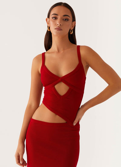 Veltrixon™ | Knit Cut-Out Dress