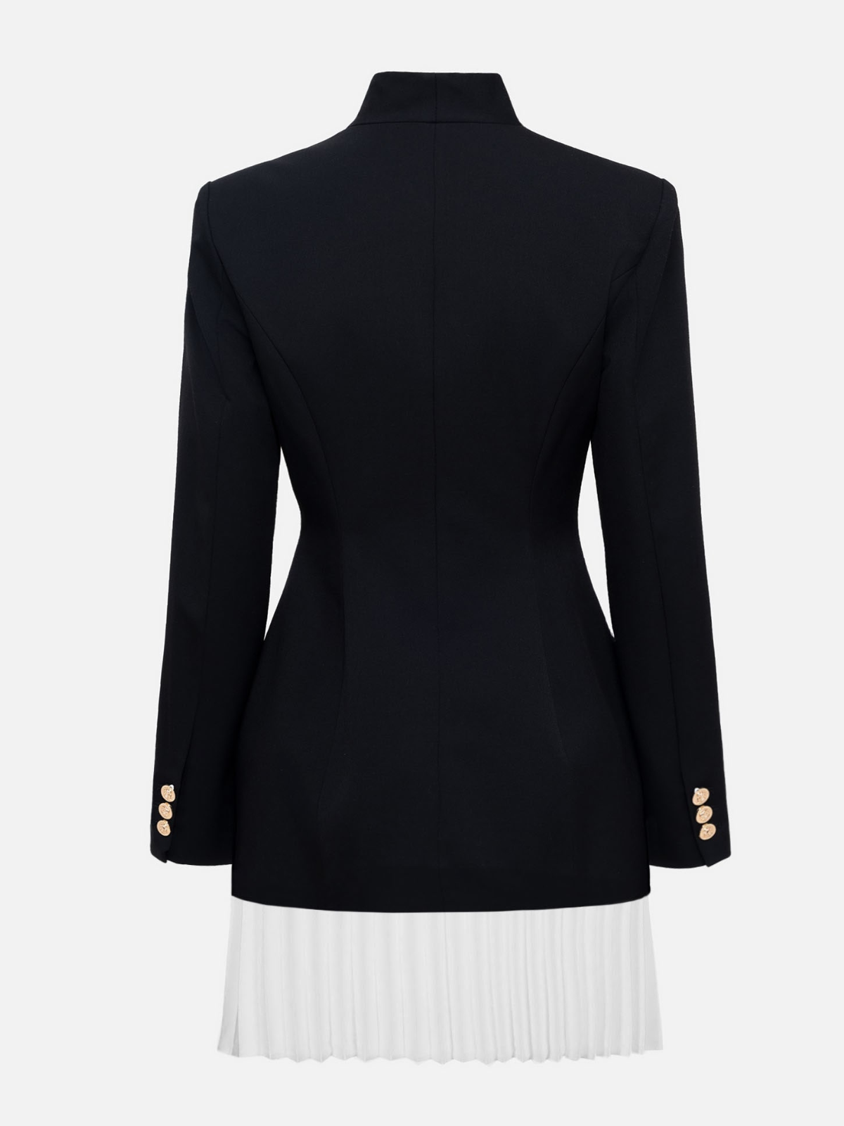 Linux Plissiertes Blazer-Minikleid