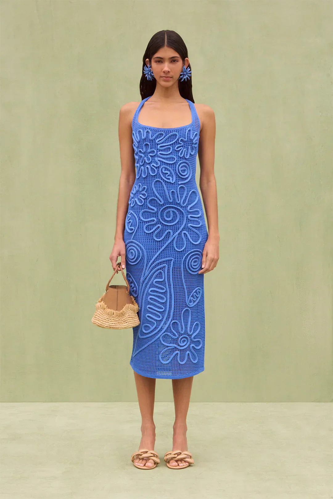 Lara™ | Crochet Bloom Maxi Dress