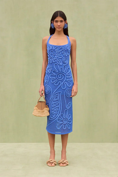 Lara™ | Crochet Bloom Maxi Dress