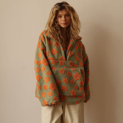 Suzan | Feiner Pullover mit floralem Muster